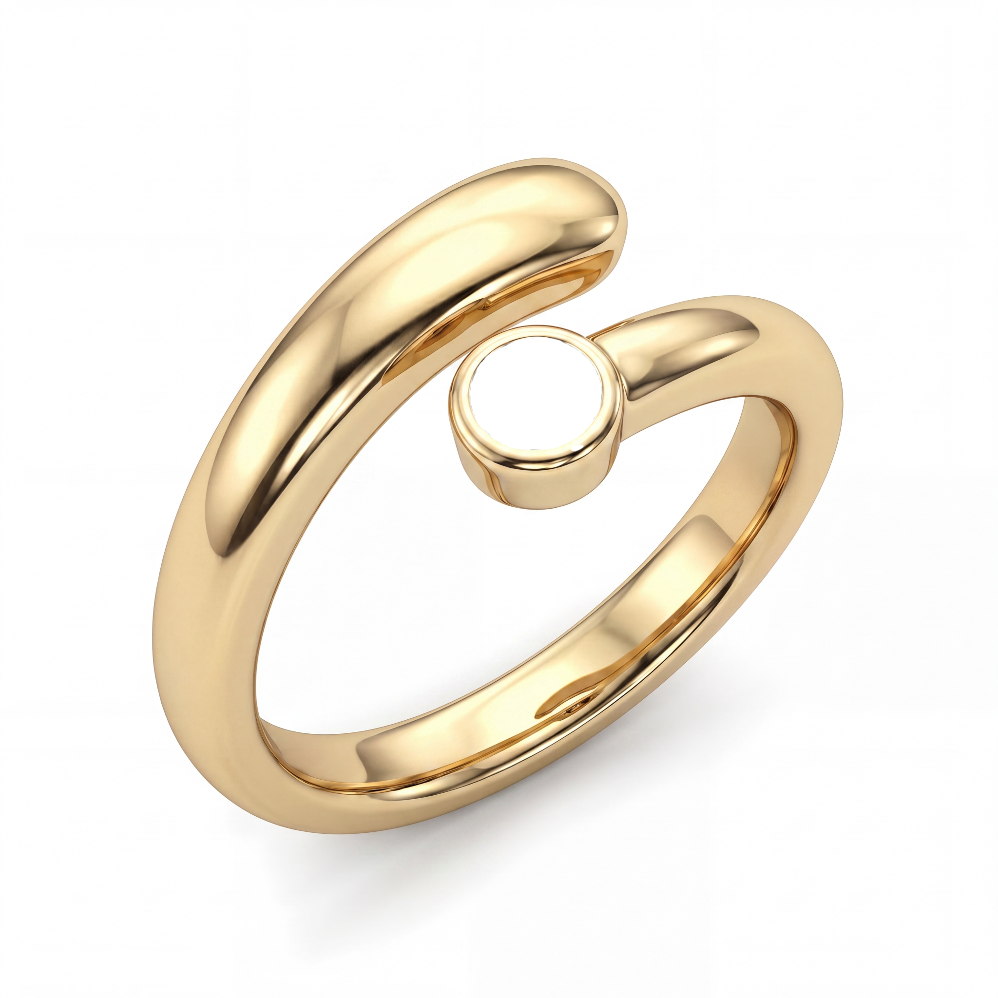 Anillo ajustable de piedra natal "Lyra"