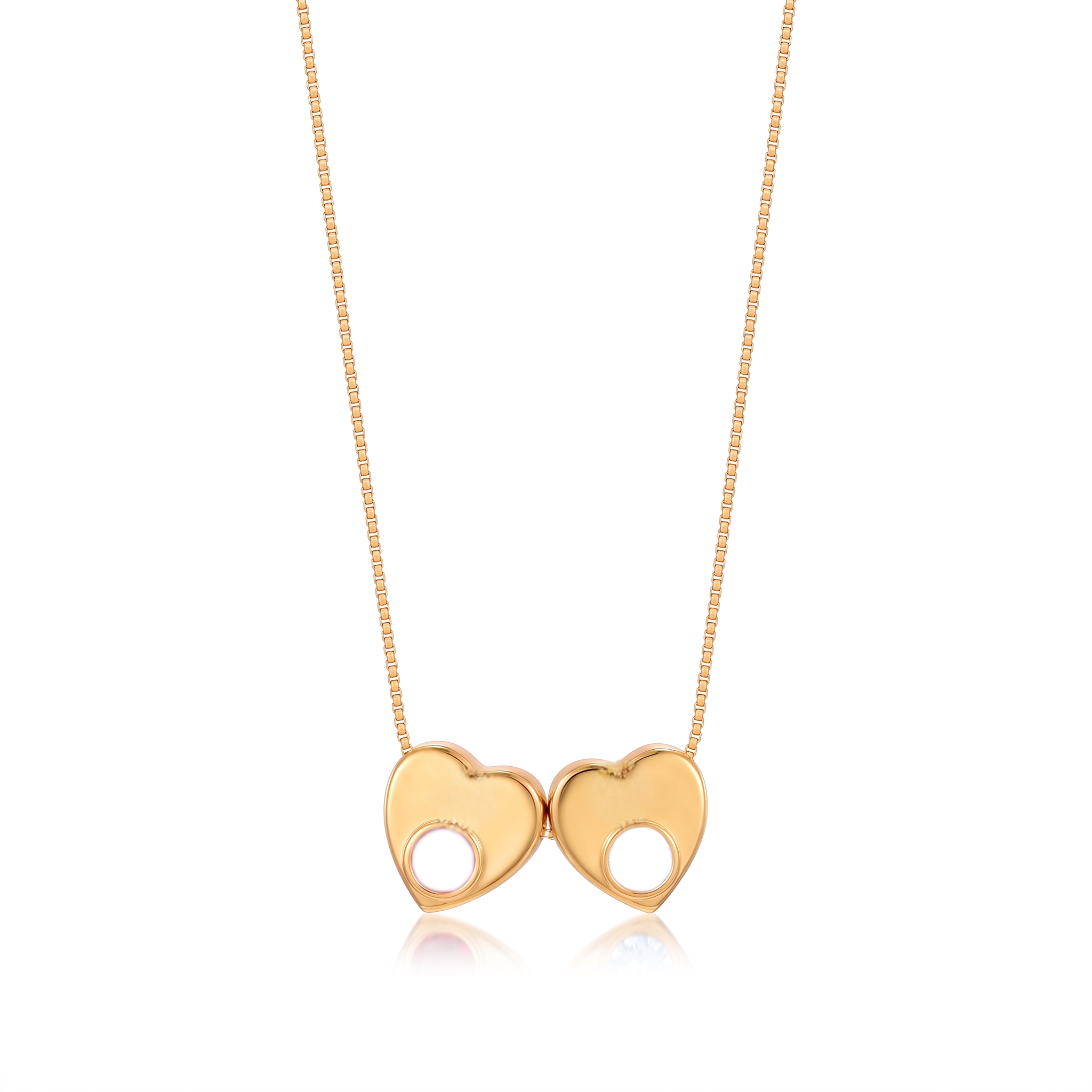 Collar con la inicial de la piedra de nacimiento "Lila"