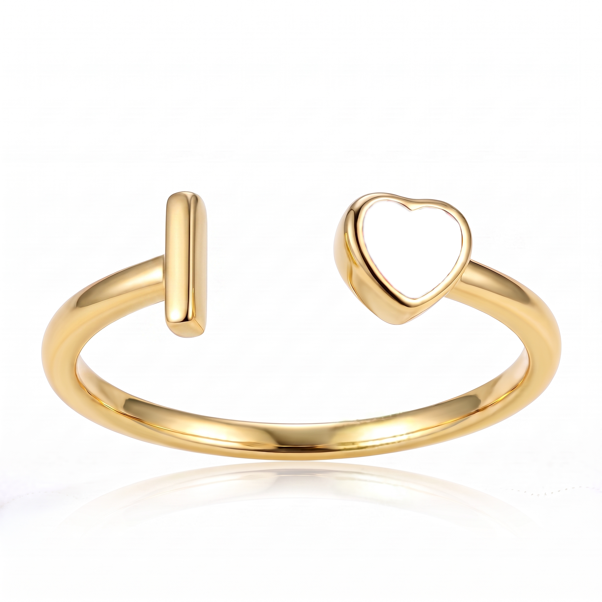 Anillo Ajustable de Piedra Natal Inicial "Cleo"