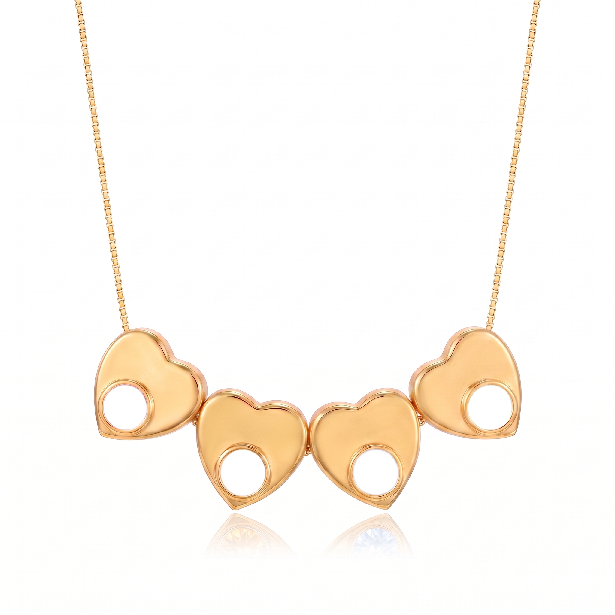 Collar con la inicial de la piedra de nacimiento "Lila"