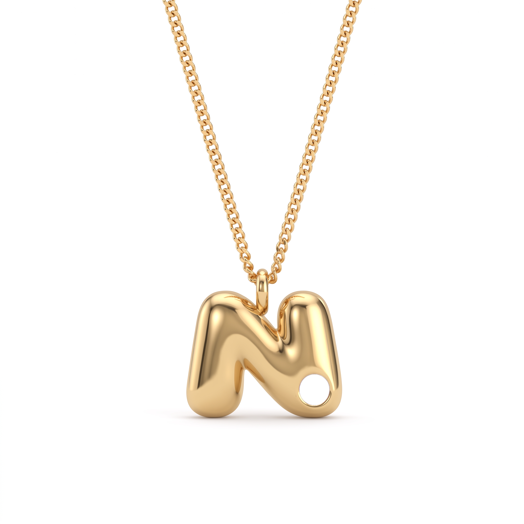 Collar de piedra de nacimiento inicial "Faye"