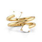 Anillo Ajustable de Piedra Natal "Seren"