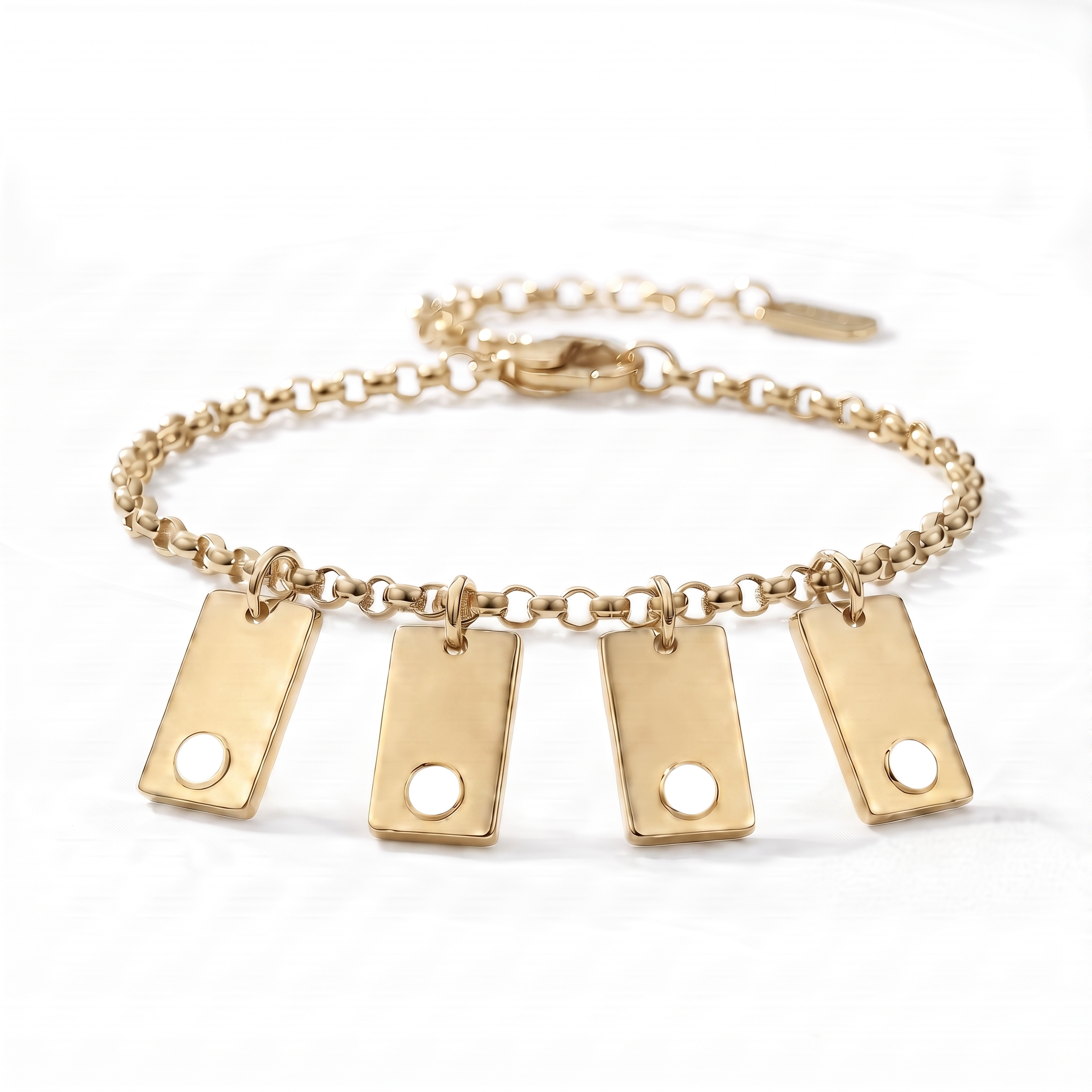 Pulsera Inicial de Piedra Natal "Nova"