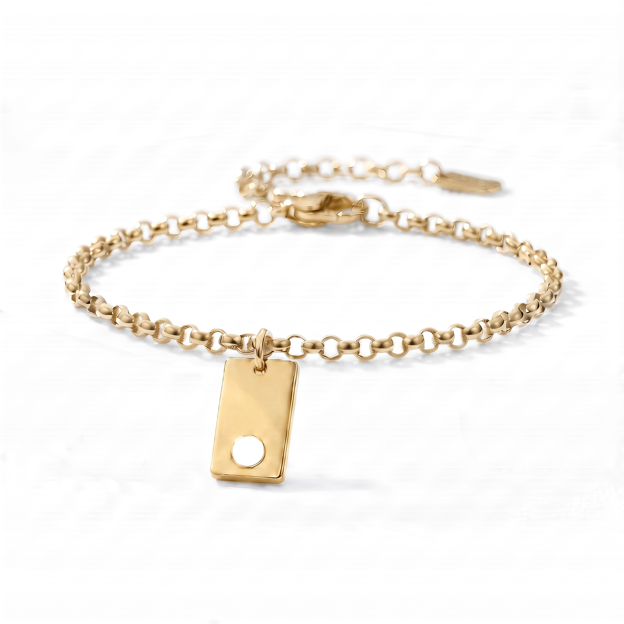Pulsera Inicial de Piedra Natal "Nova"