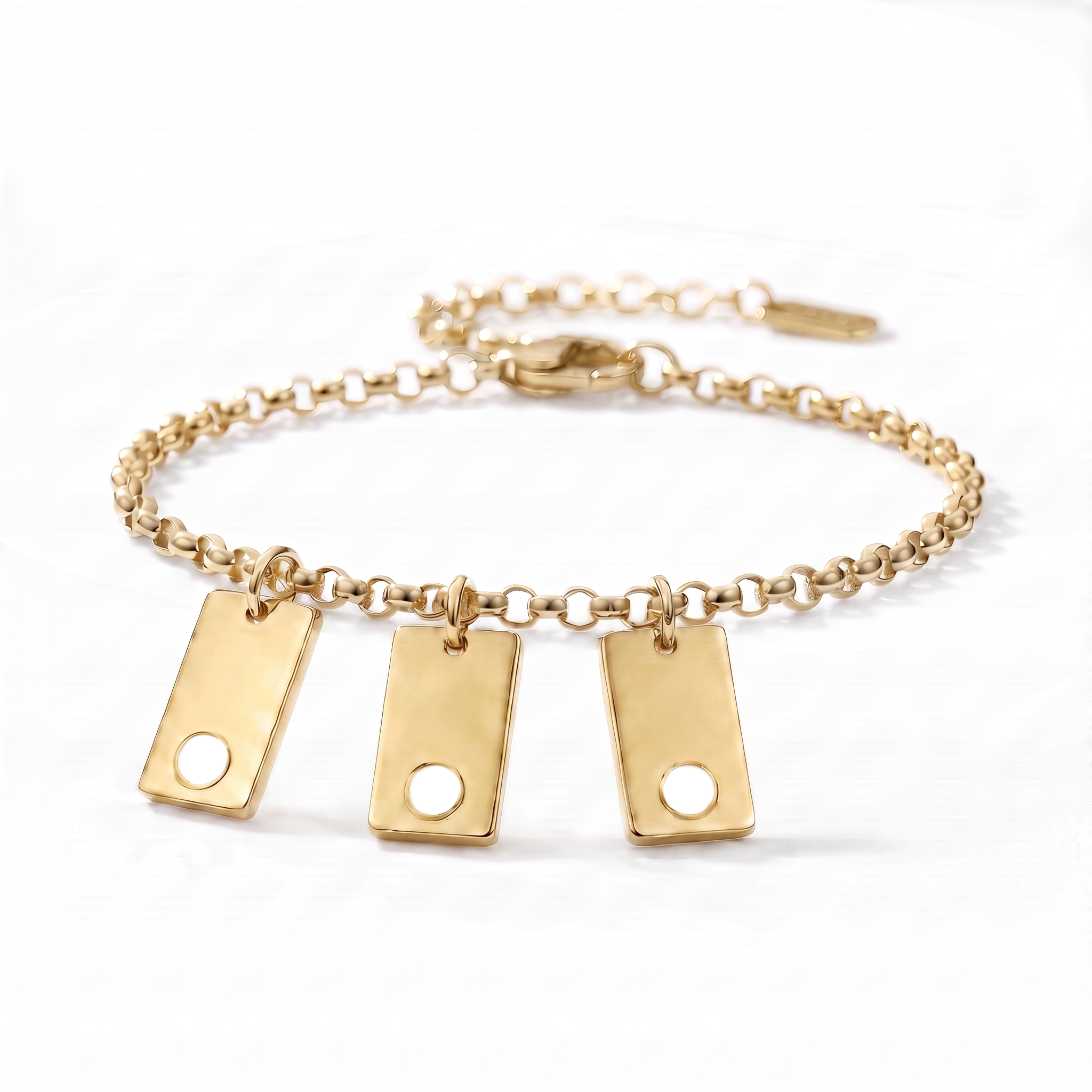 Pulsera Inicial de Piedra Natal "Nova"