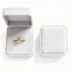 Anillo ajustable de piedra natal "Lyra"
