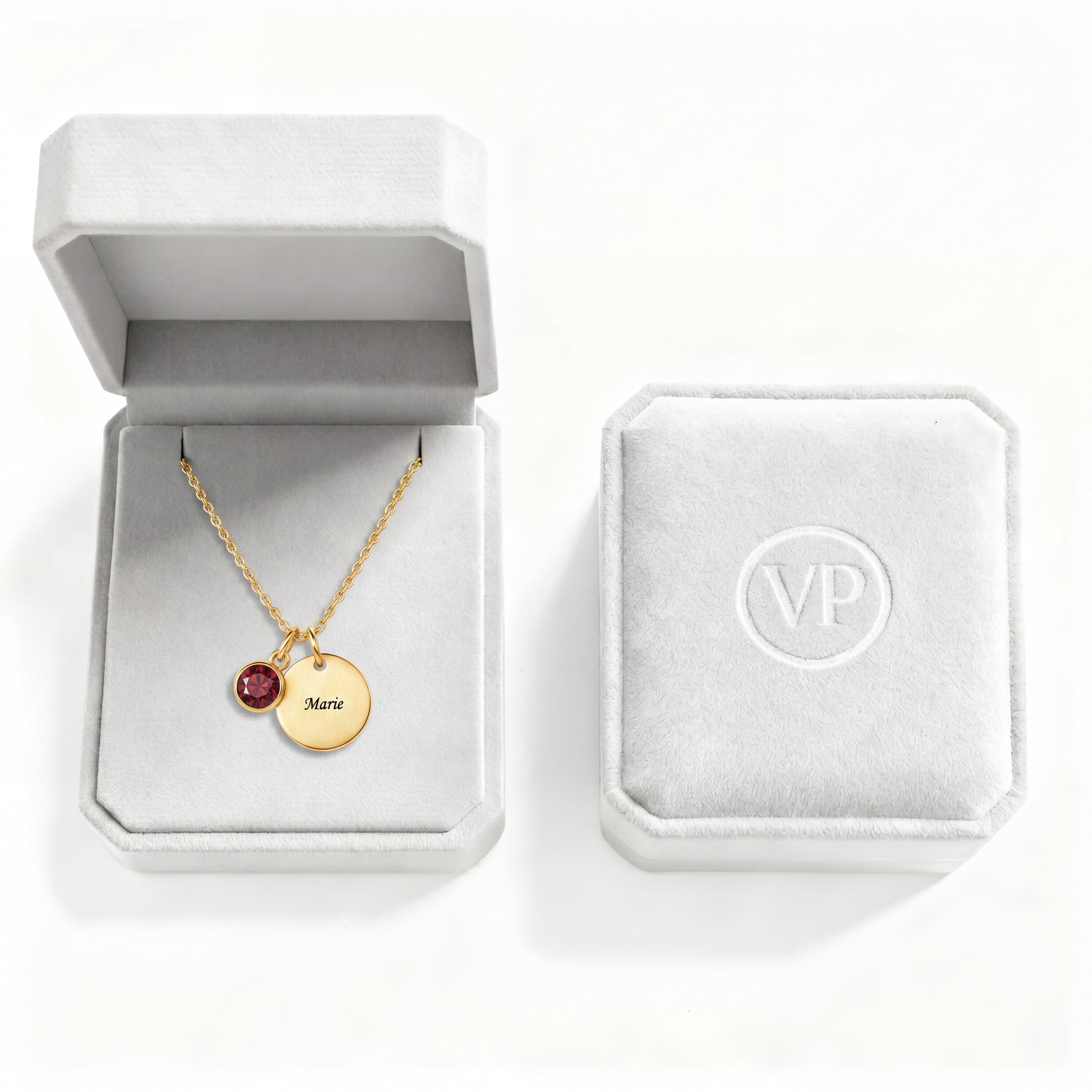 Collar de Piedra de Nacimiento "Ember"