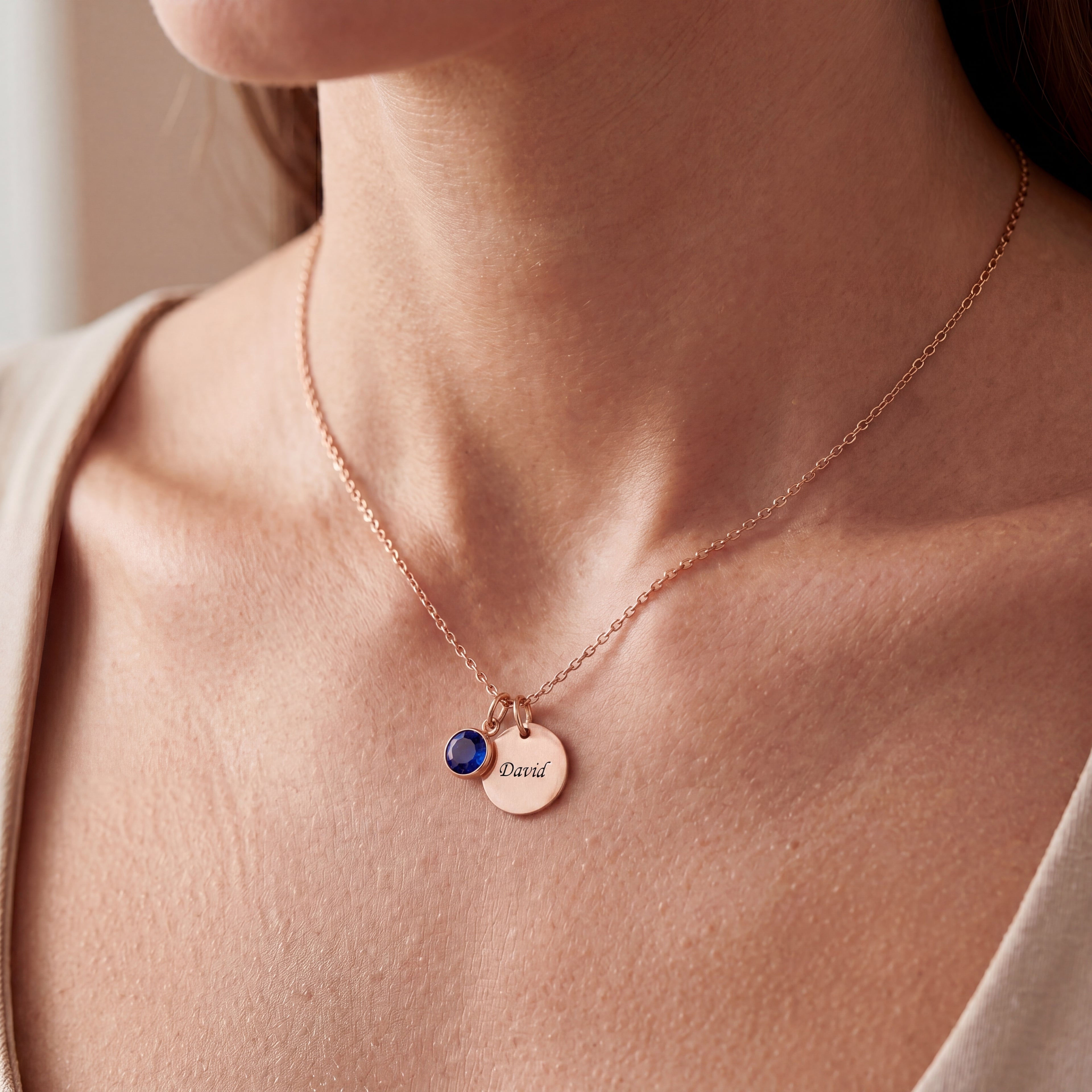 Collar de Piedra de Nacimiento "Ember"