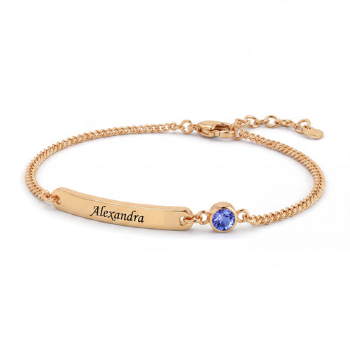 Pulsera de piedra natal "Aurora"
