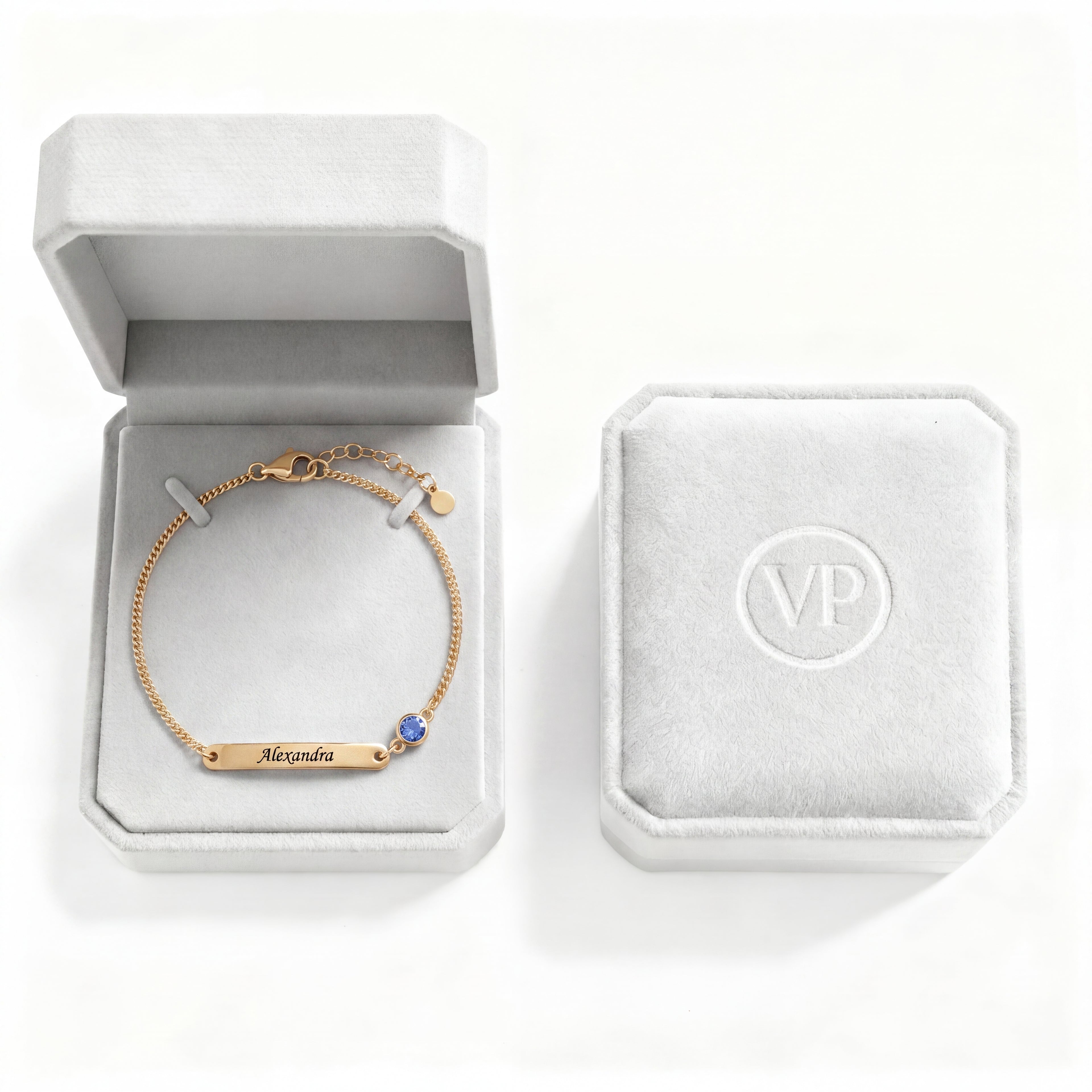 Pulsera de piedra natal "Aurora"