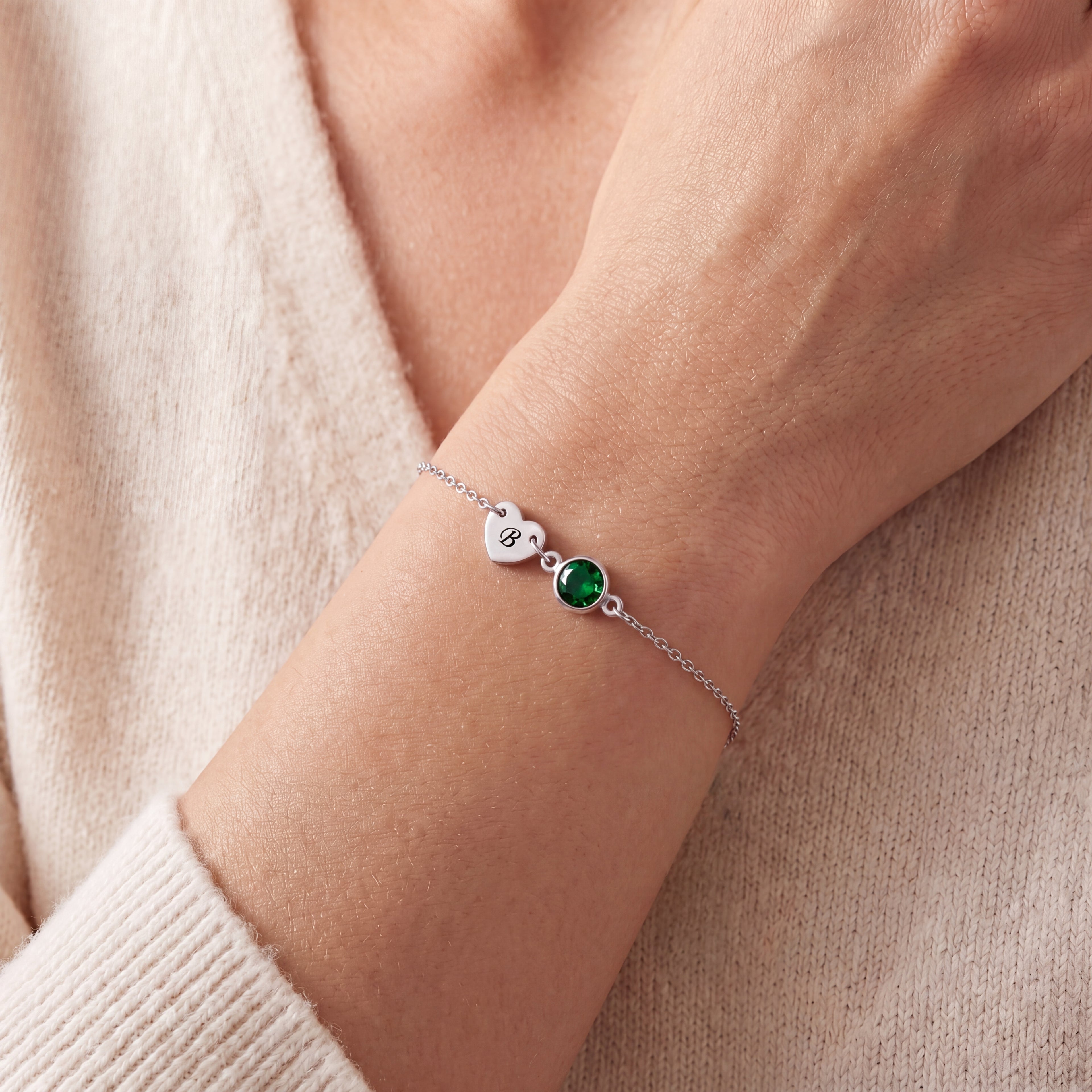 Pulsera de piedra natal "Mira"