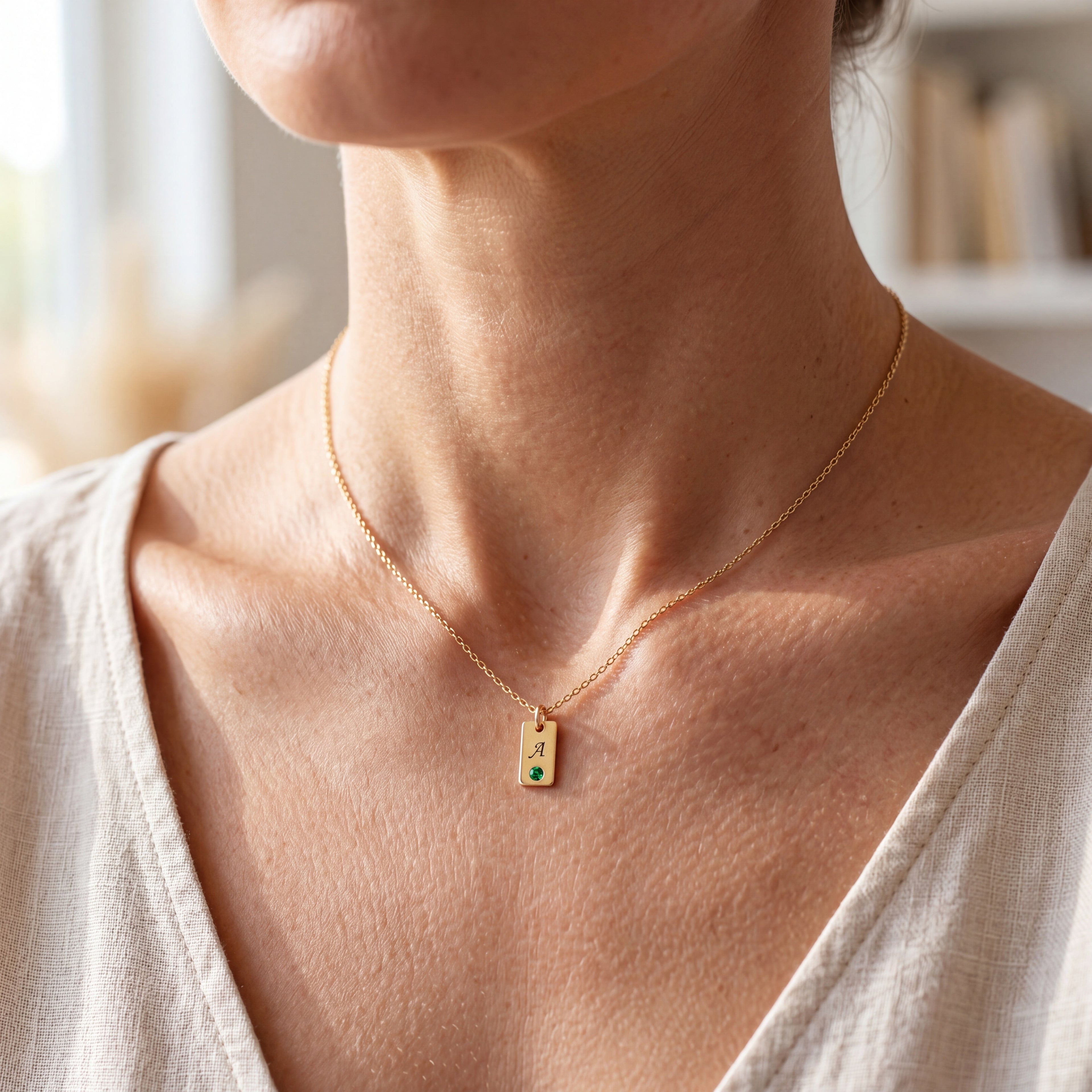 Collar de piedra de nacimiento "Nova"