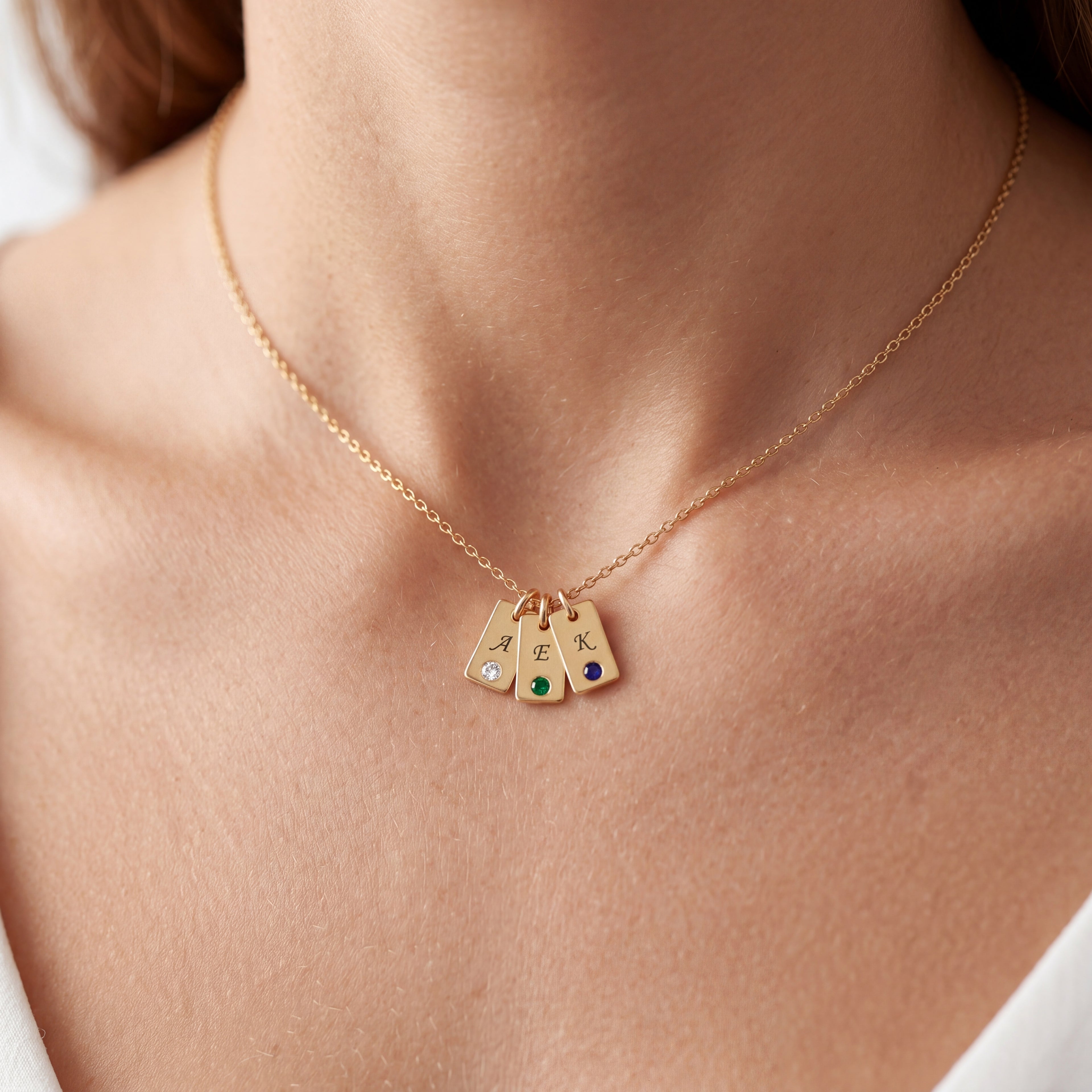 Collar de piedra de nacimiento "Nova"