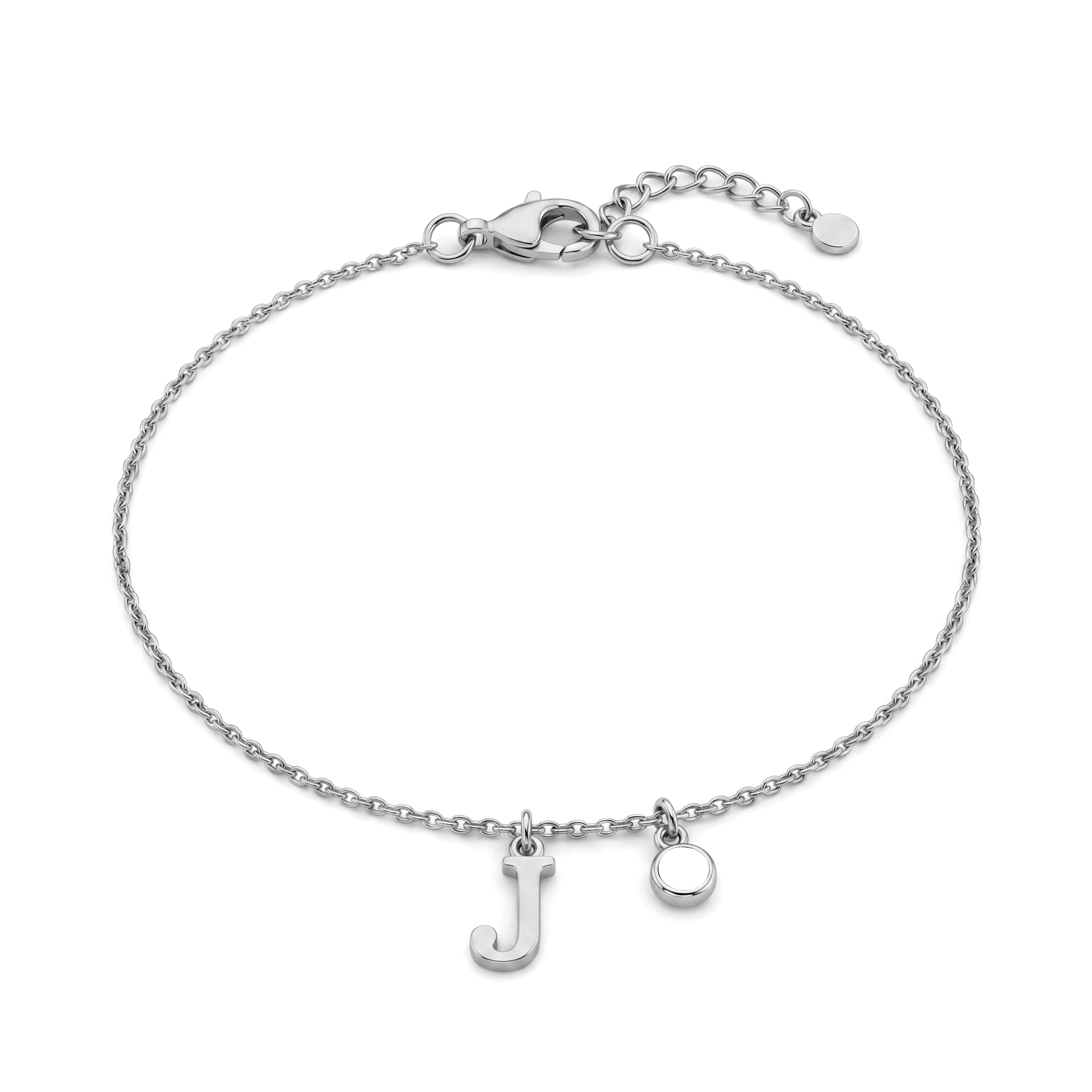 Initial Birthstone Bracelet "Eden"