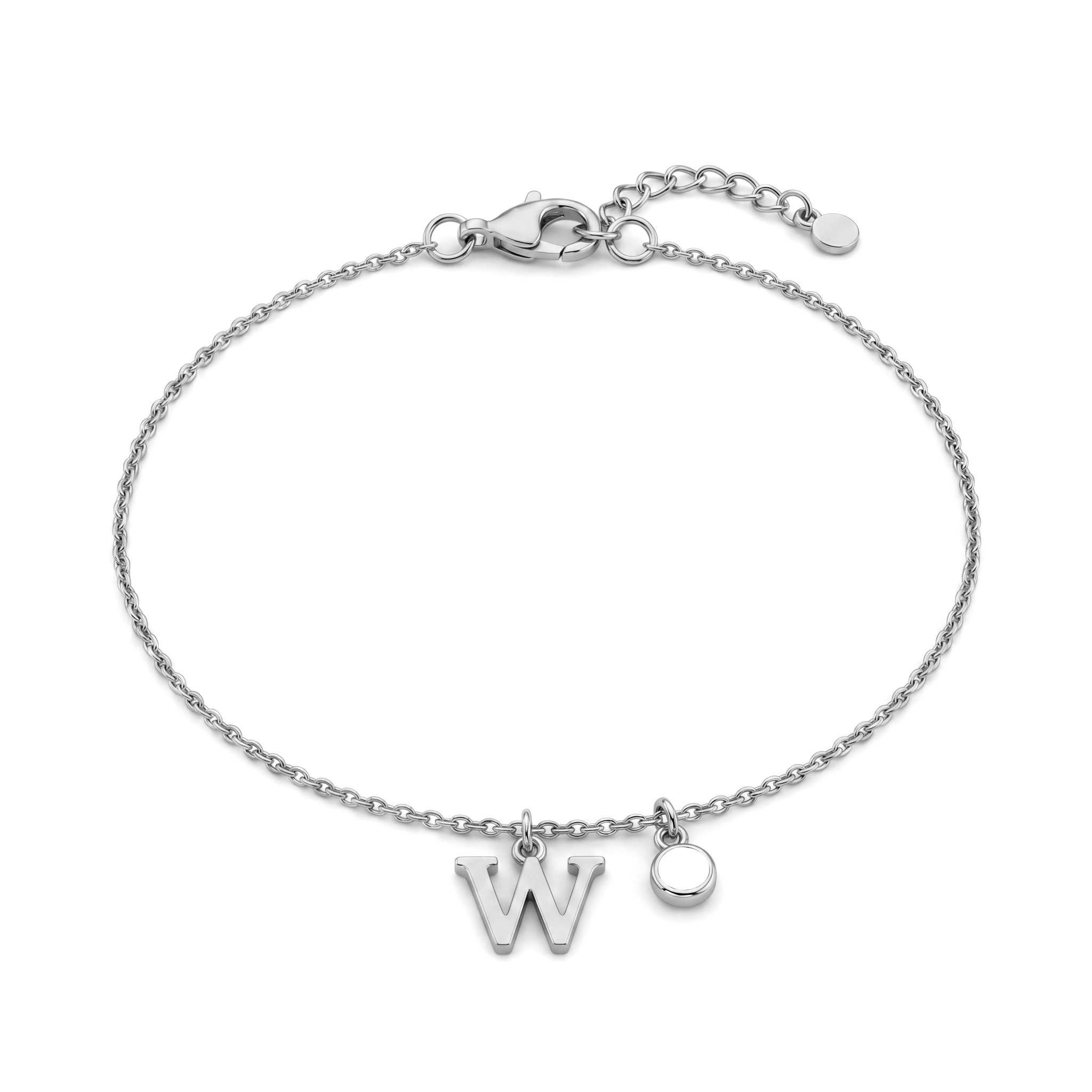 Initial Birthstone Bracelet "Eden"