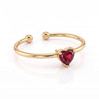 Anillo Ajustable de Piedra Natal "Aria"