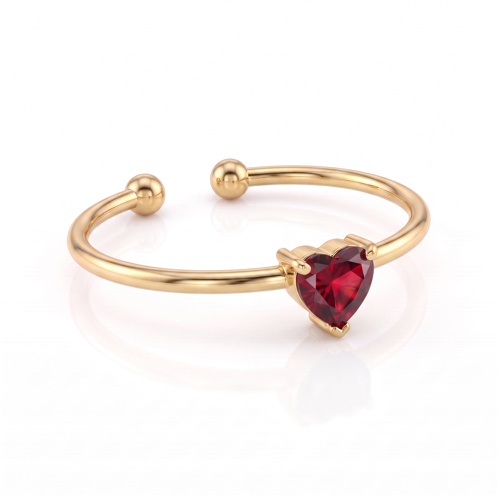 Anillo Ajustable de Piedra Natal "Aria"