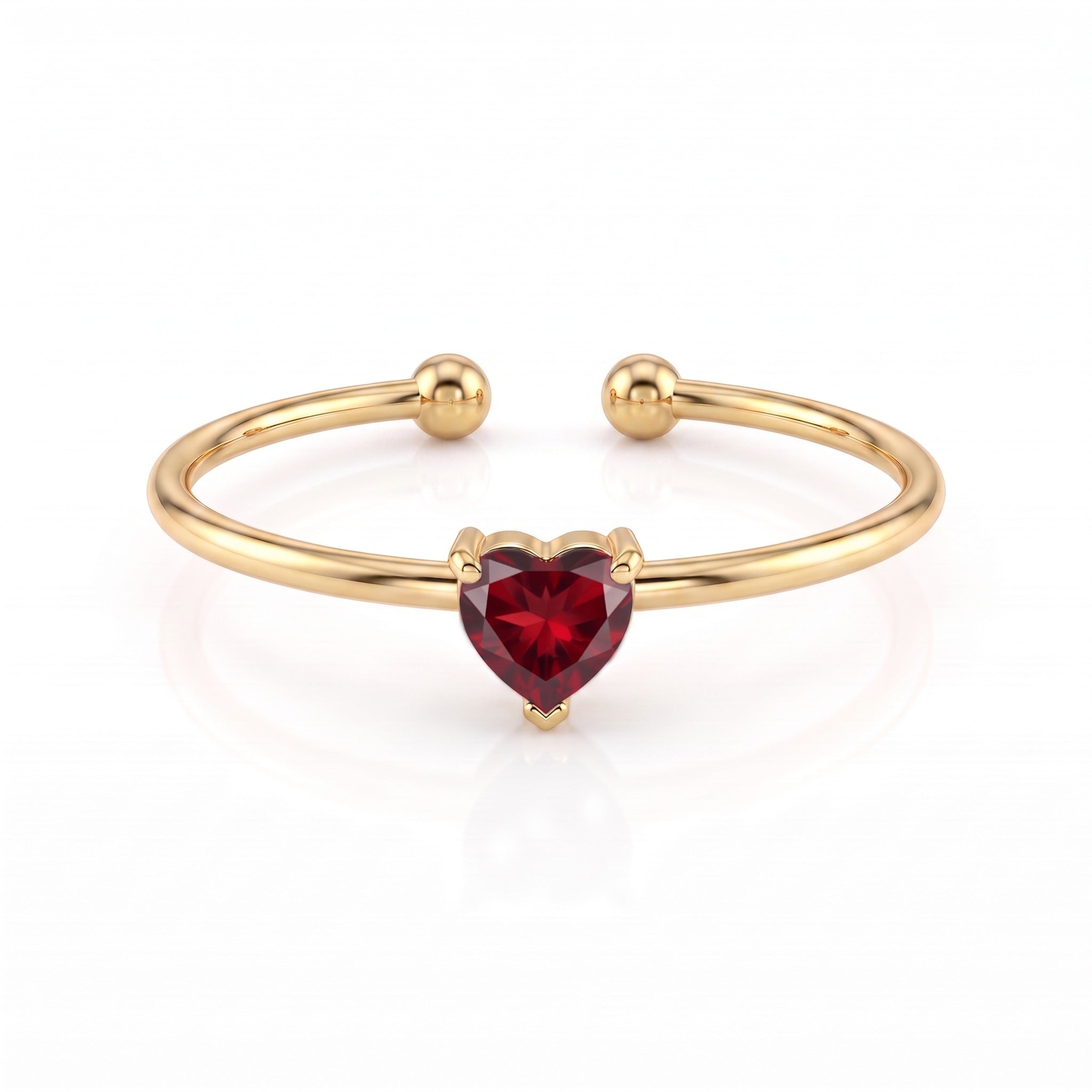 Anillo Ajustable de Piedra Natal "Aria"