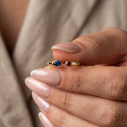Anillo Ajustable con Piedra de Nacimiento "Iris"