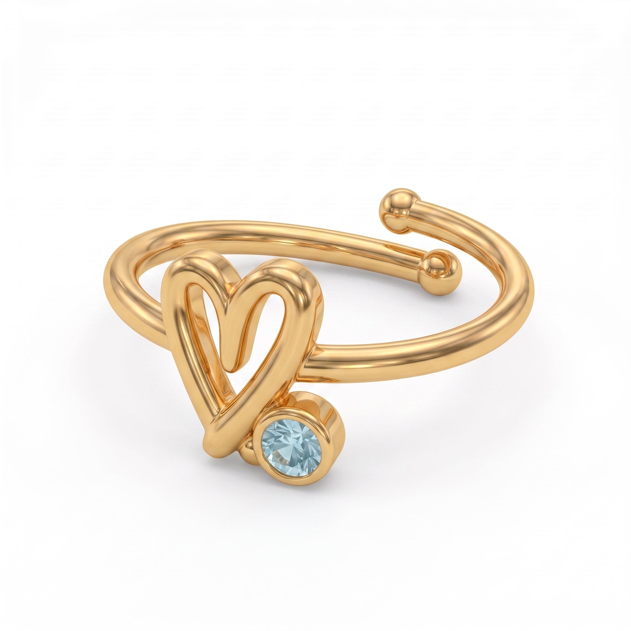 Anillo Ajustable de Piedra Natal "Mira"