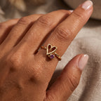 Anillo Ajustable de Piedra Natal "Mira"