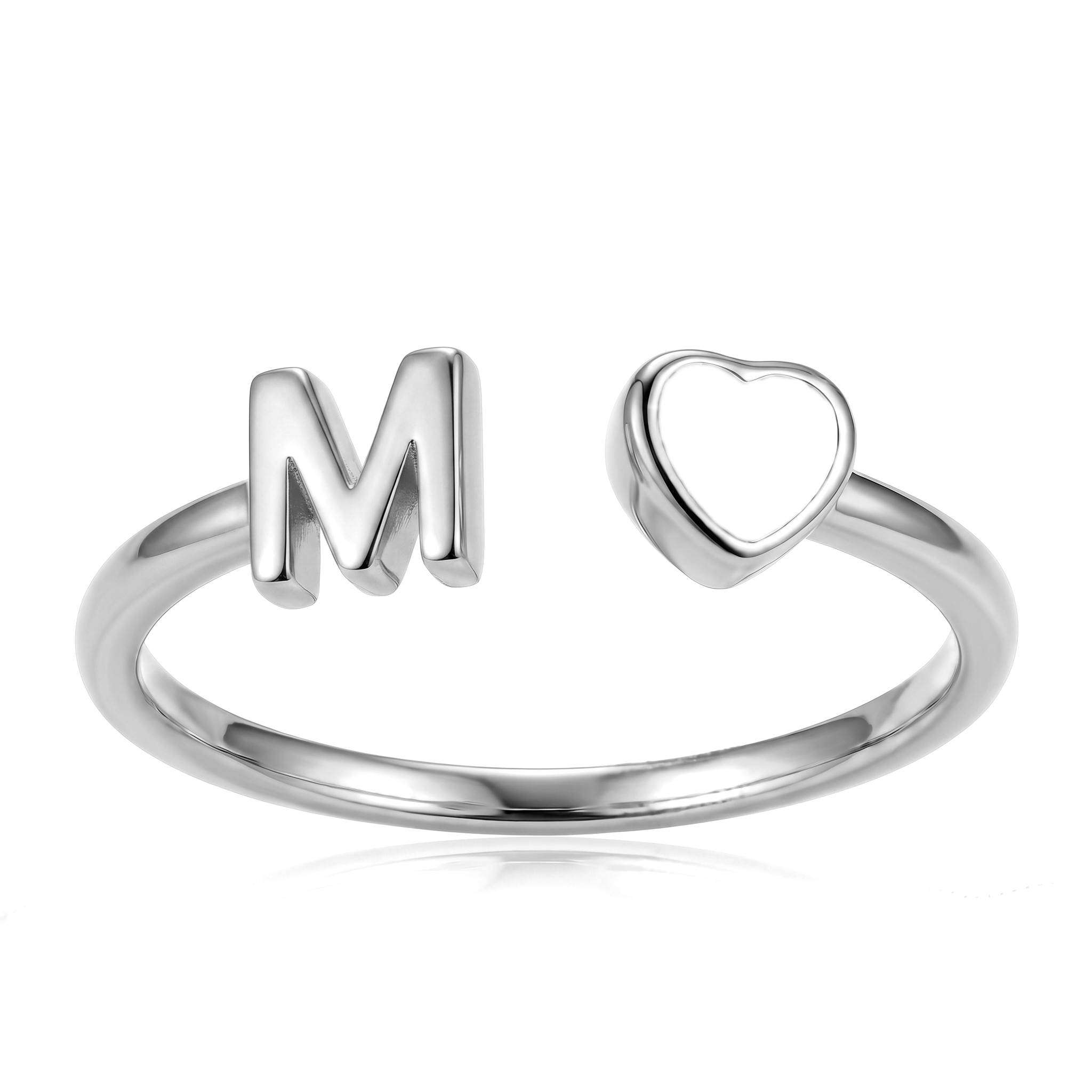 Anillo Ajustable de Piedra Natal Inicial "Cleo"