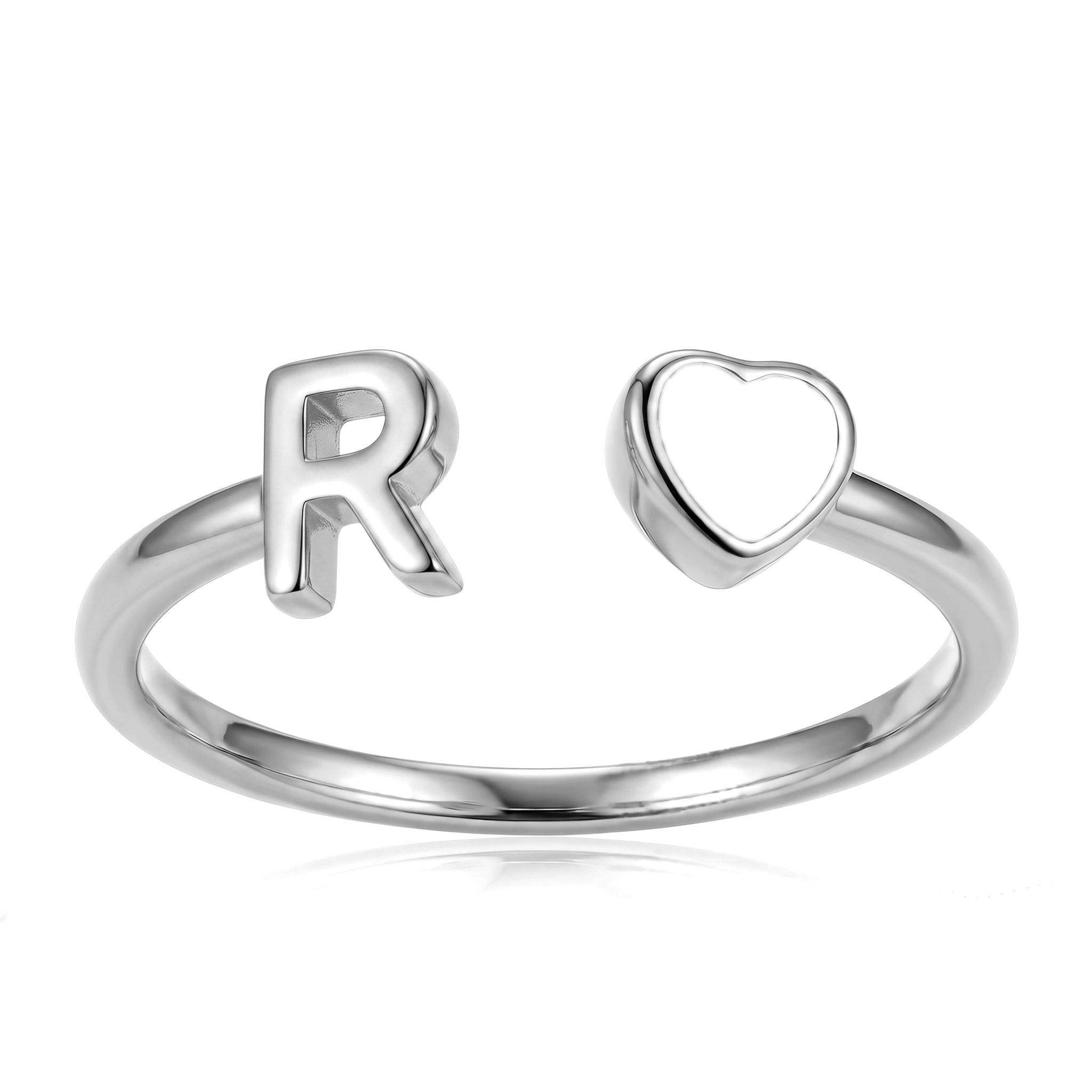 Anillo Ajustable de Piedra Natal Inicial "Cleo"