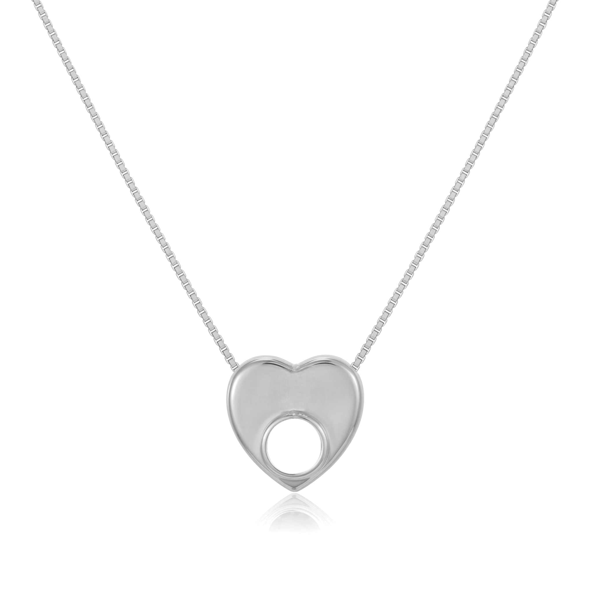 Collar con la inicial de la piedra de nacimiento "Lila"