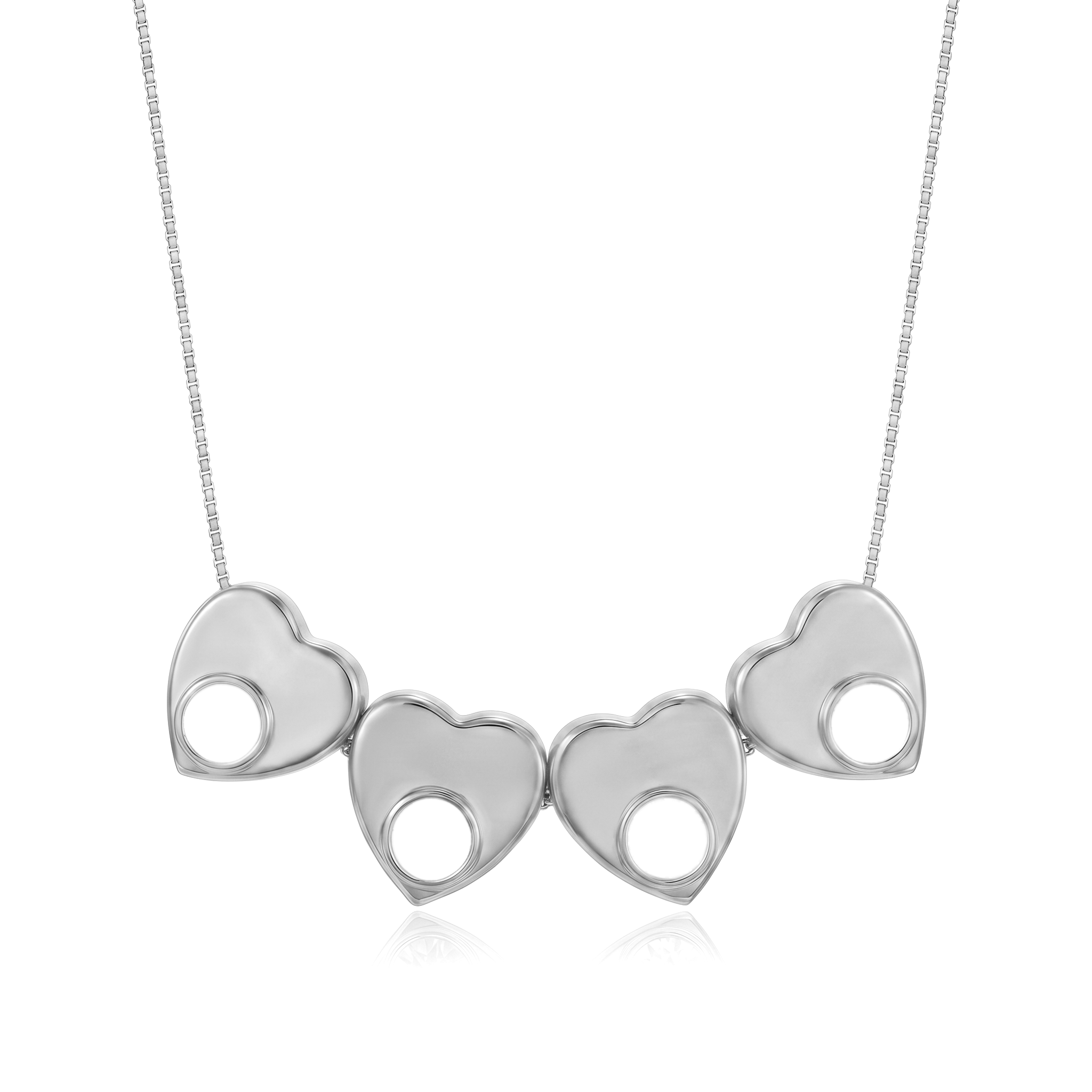 Collar con la inicial de la piedra de nacimiento "Lila"
