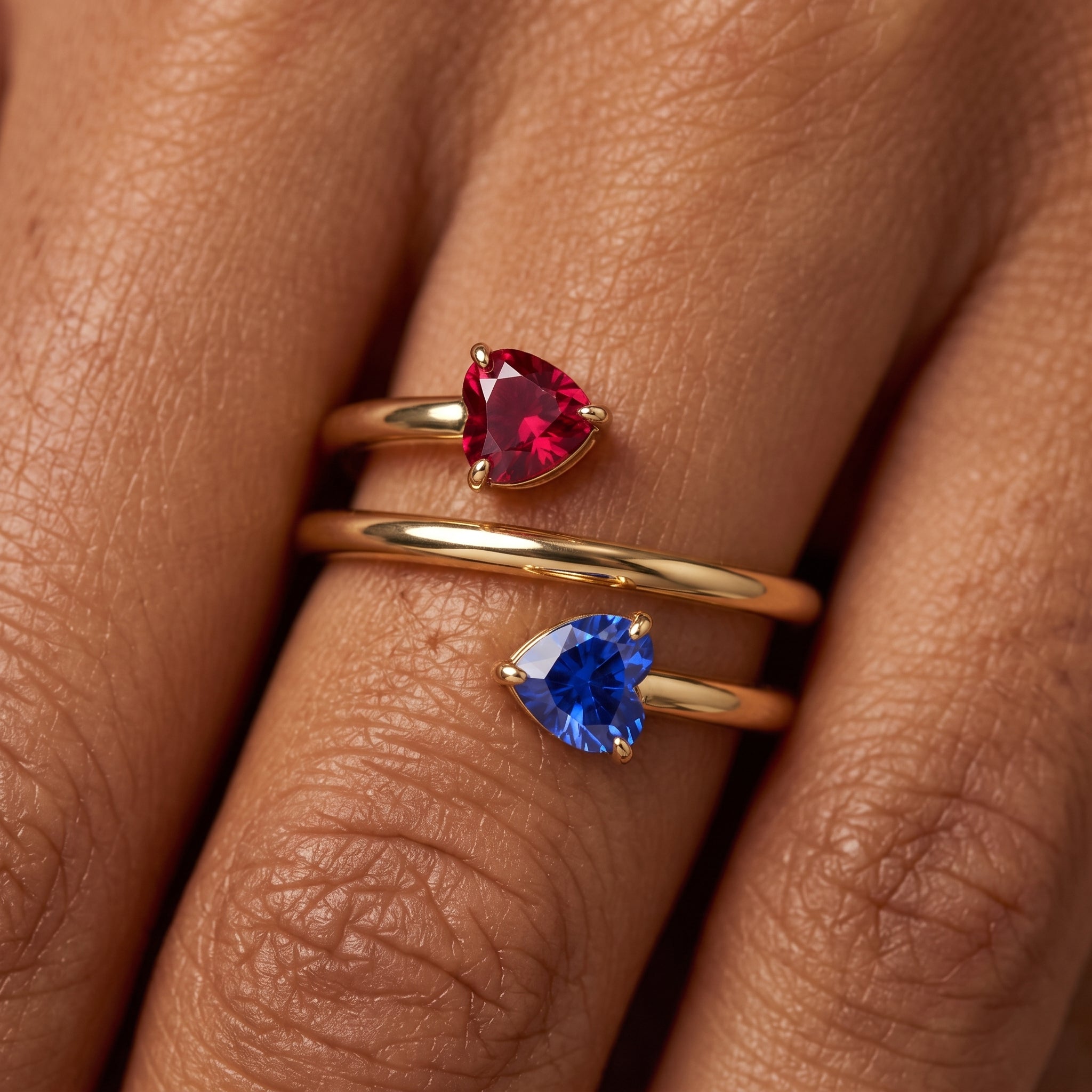 Anillo Ajustable de Piedra Natal "Seren"