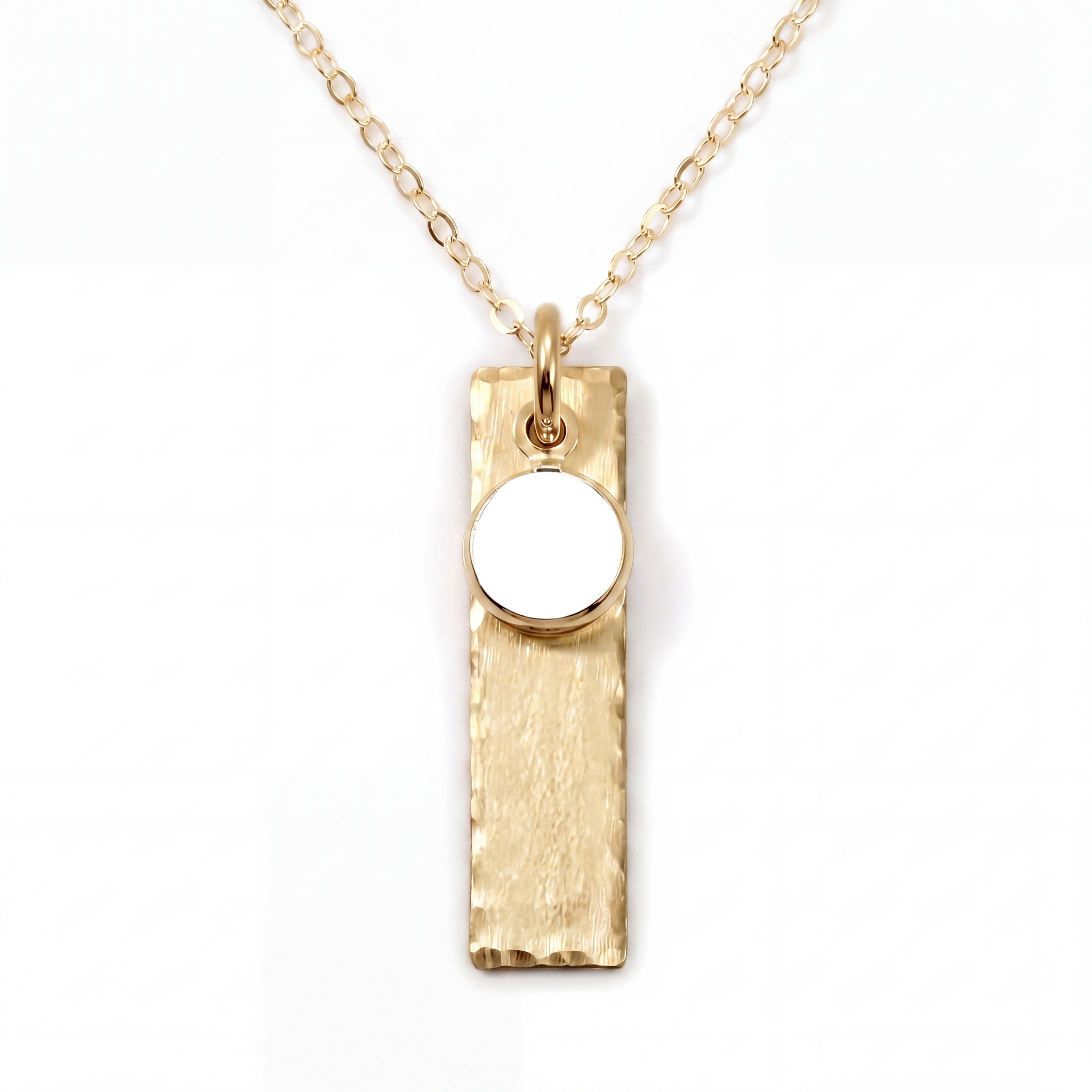 Collar de piedra de nacimiento "Celeste"