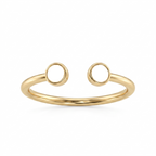 Anillo Ajustable con Piedra de Nacimiento "Cove"