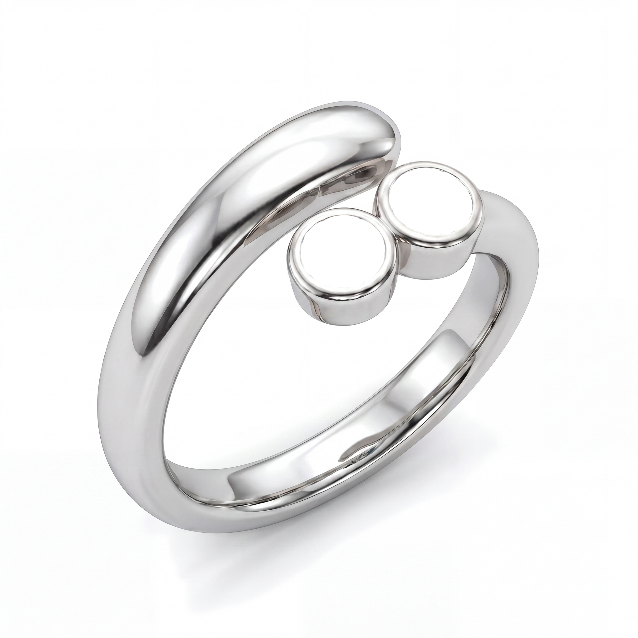 Anillo ajustable de piedra natal "Lyra"