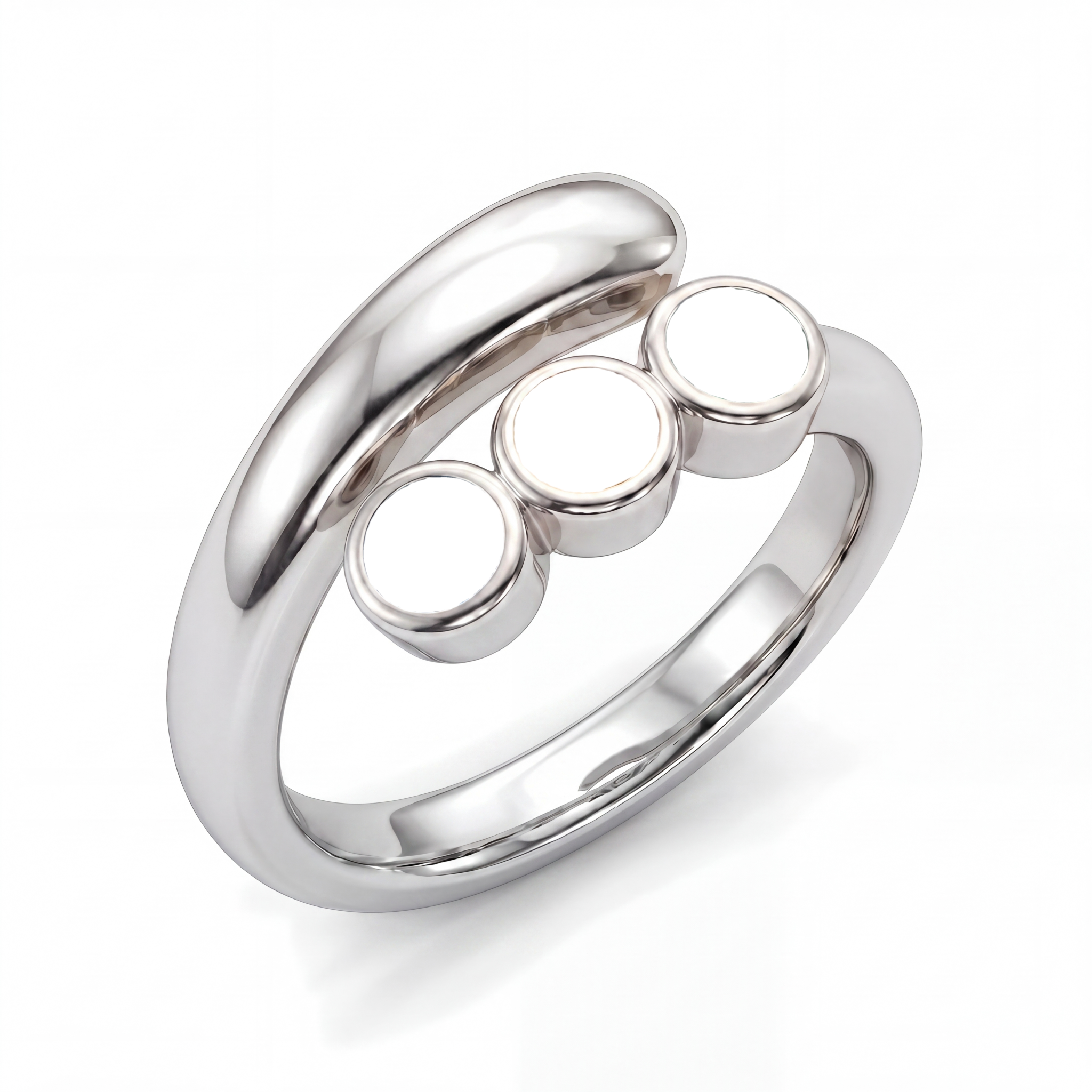 Anillo ajustable de piedra natal "Lyra"