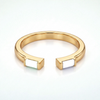 Anillo ajustable con piedra de nacimiento "Ember"