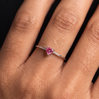 Anillo Ajustable de Piedra Natal "Aria"